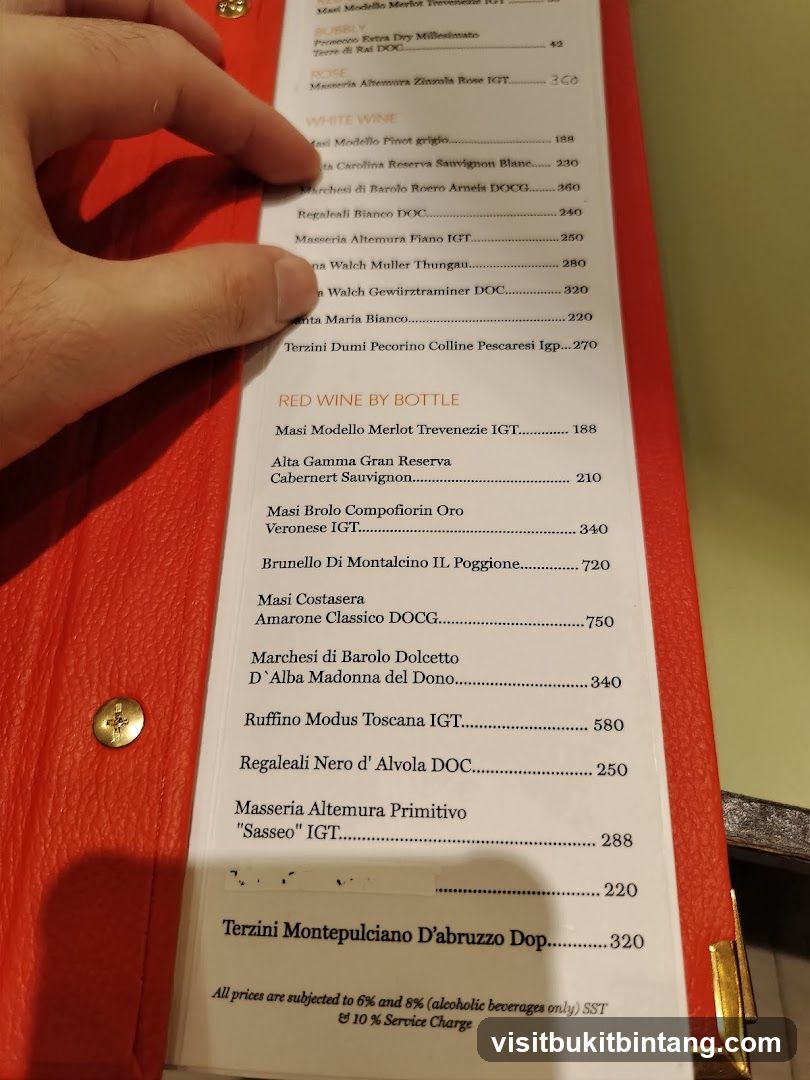 Wine List