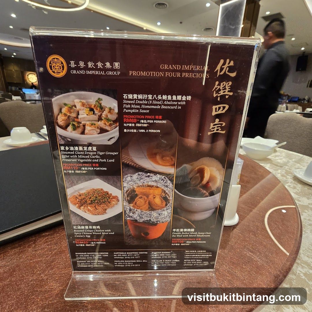 Grand Imperial Group Promotion Four Precious