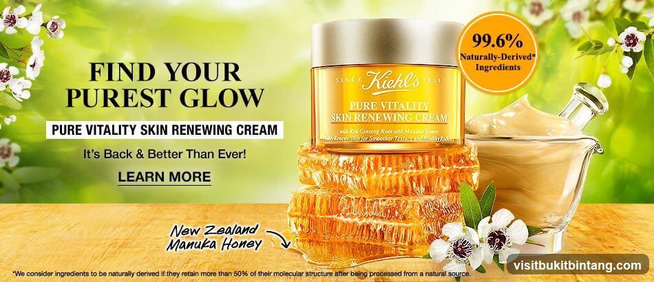 Kiehl's Pure Vitality Skin Renewing Cream Advertisement