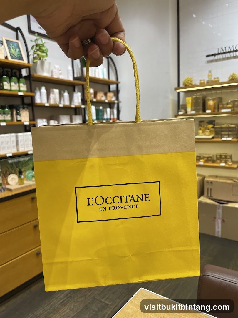 L'Occitane Shopping Bag
