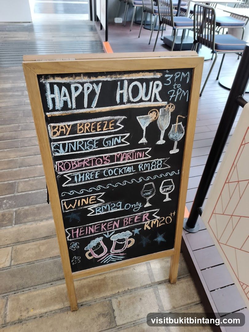 Happy Hour Menu