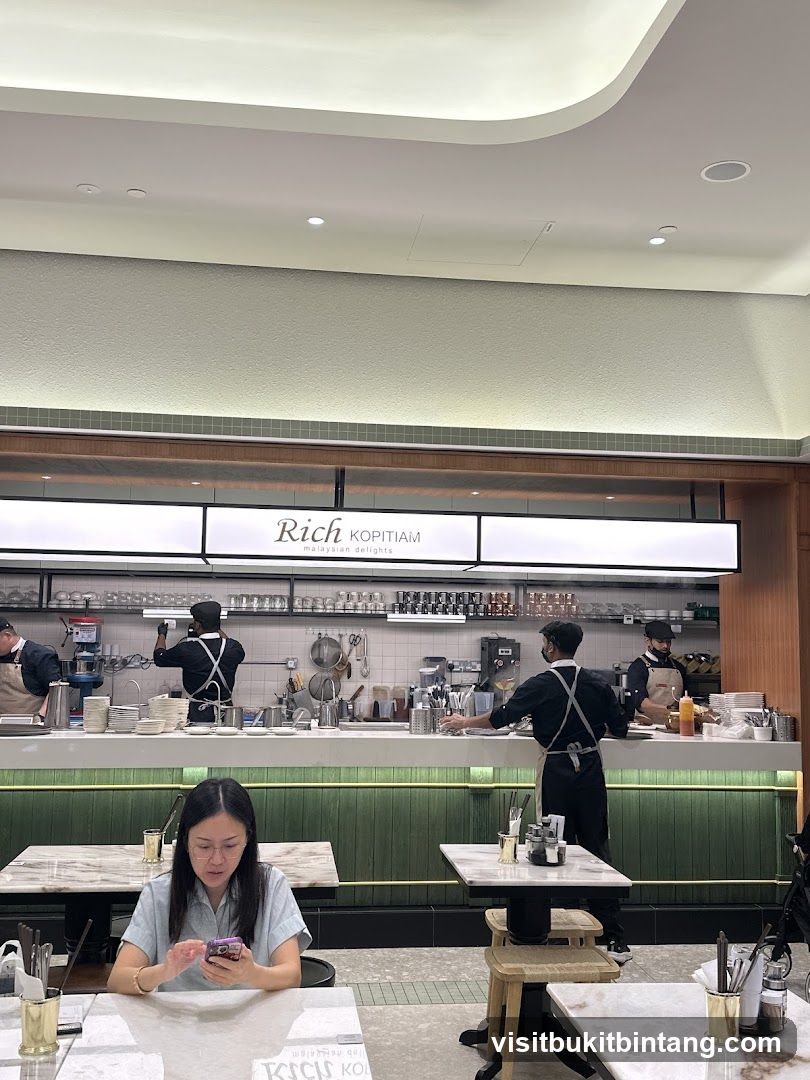 Interior of a Malaysian restaurant