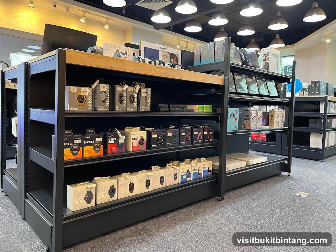 Smartwatches and Electronics Store Display