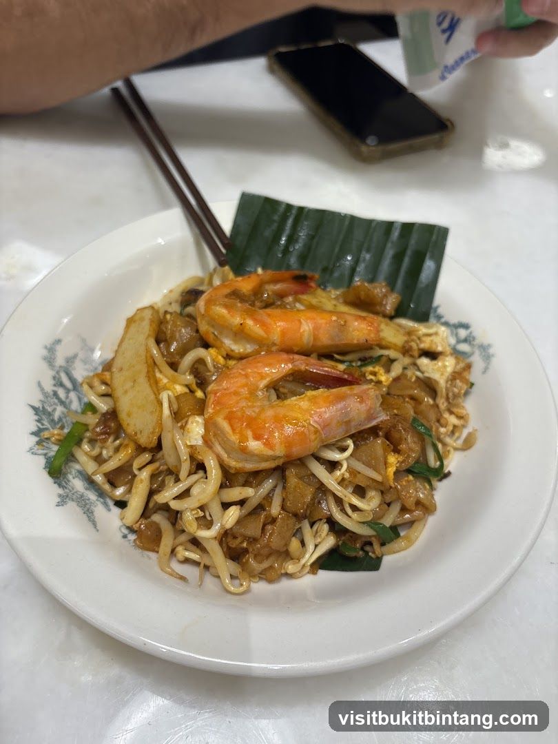 Char Kway Teow with Prawns