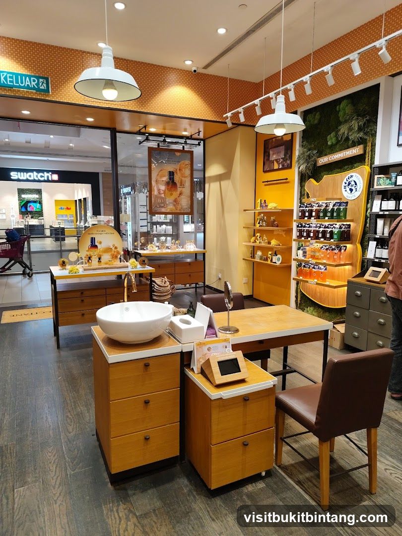 Cosmetics store interior