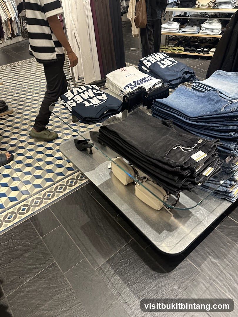 T-shirts and Jeans Display