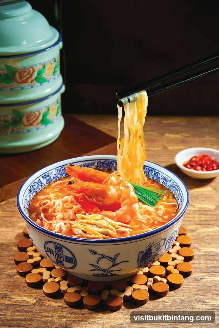 Noodle Soup with Shrimp