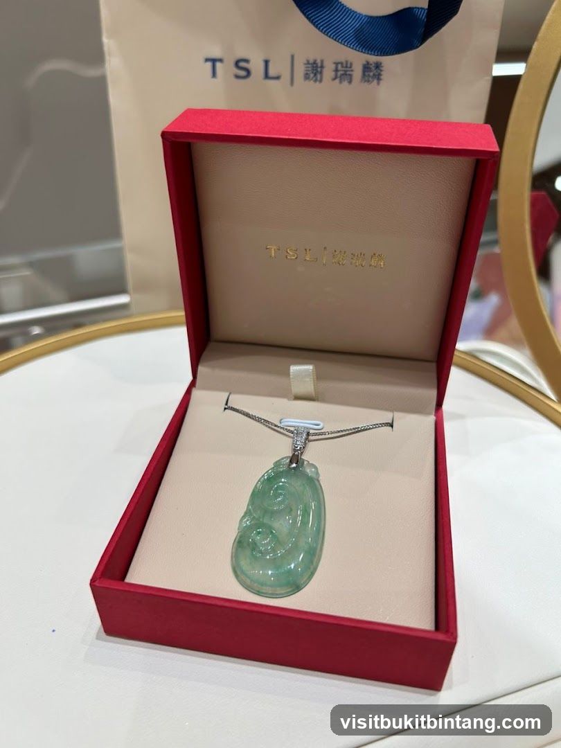 Jade Pendant in a Gift Box