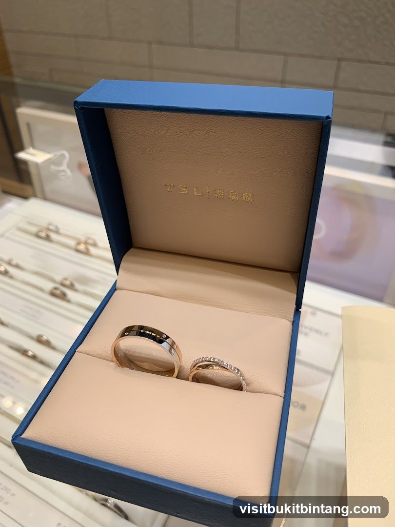 Wedding Rings in a Blue Box