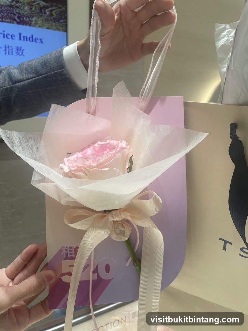 Gift Bag with Flower