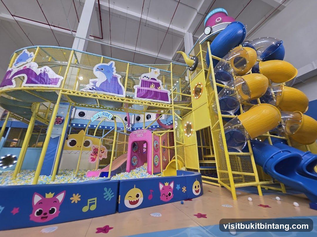 Indoor Playground with Slides and Ball Pit