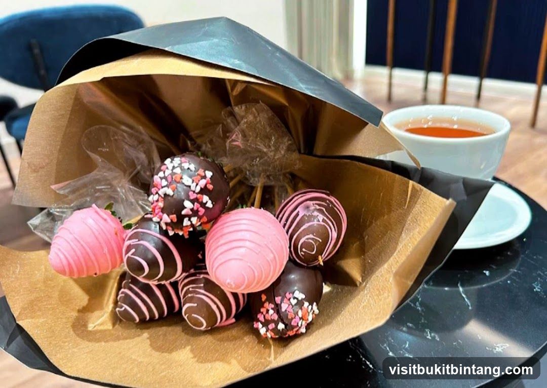 Chocolate-Dipped Strawberries and Tea