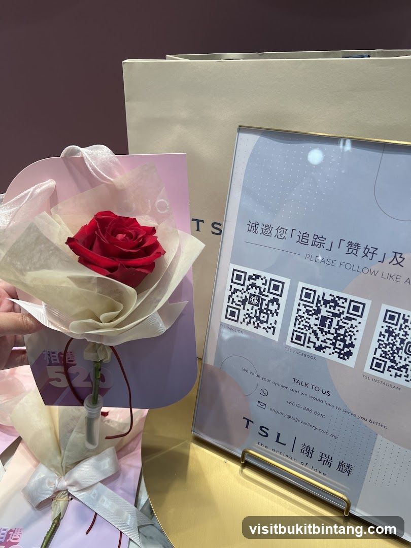 TSL Jewellery promotional display