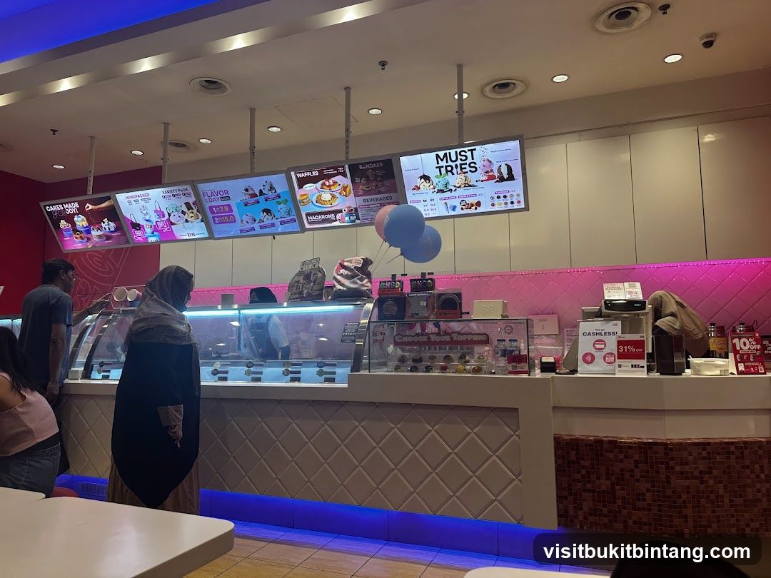 Ice Cream Shop Counter