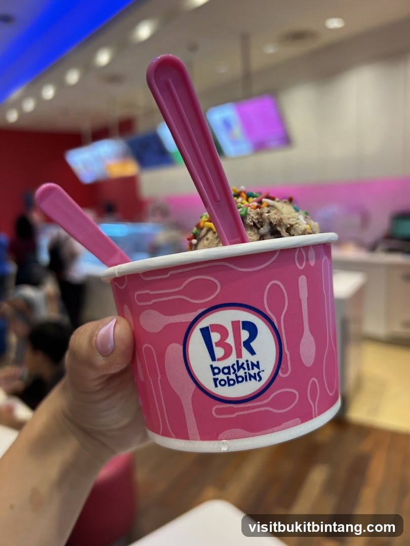 Baskin Robbins Ice Cream Cup