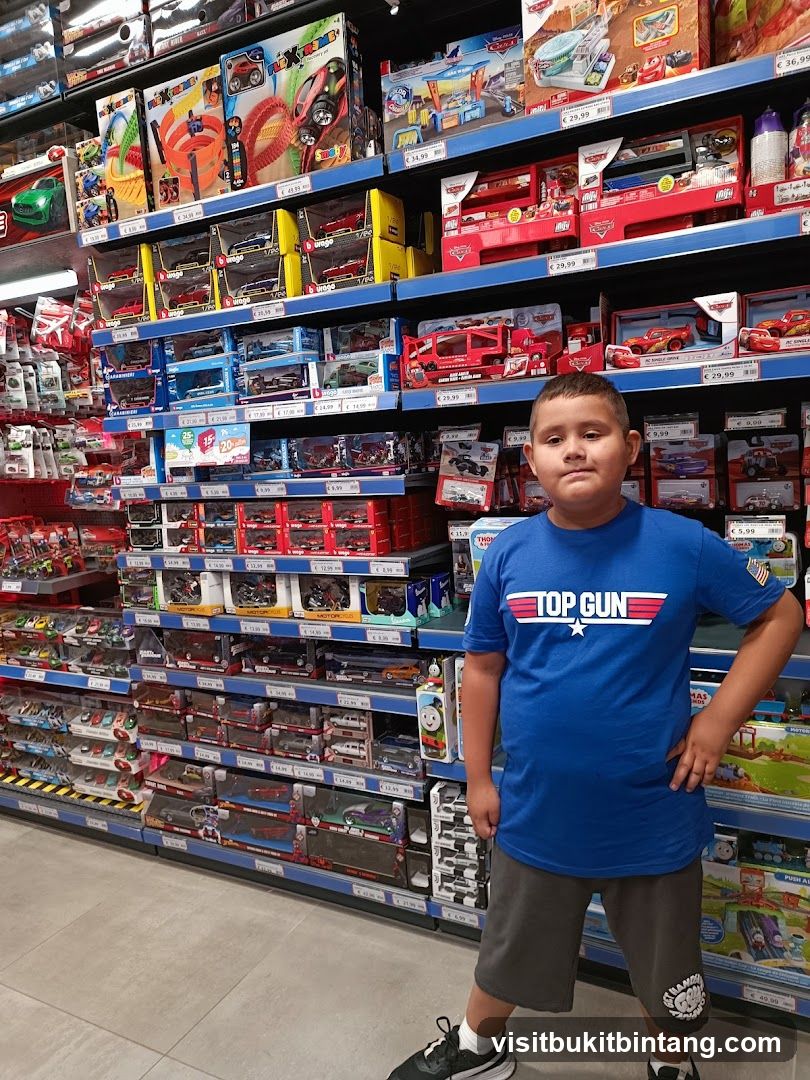 Boy in Toy Store
