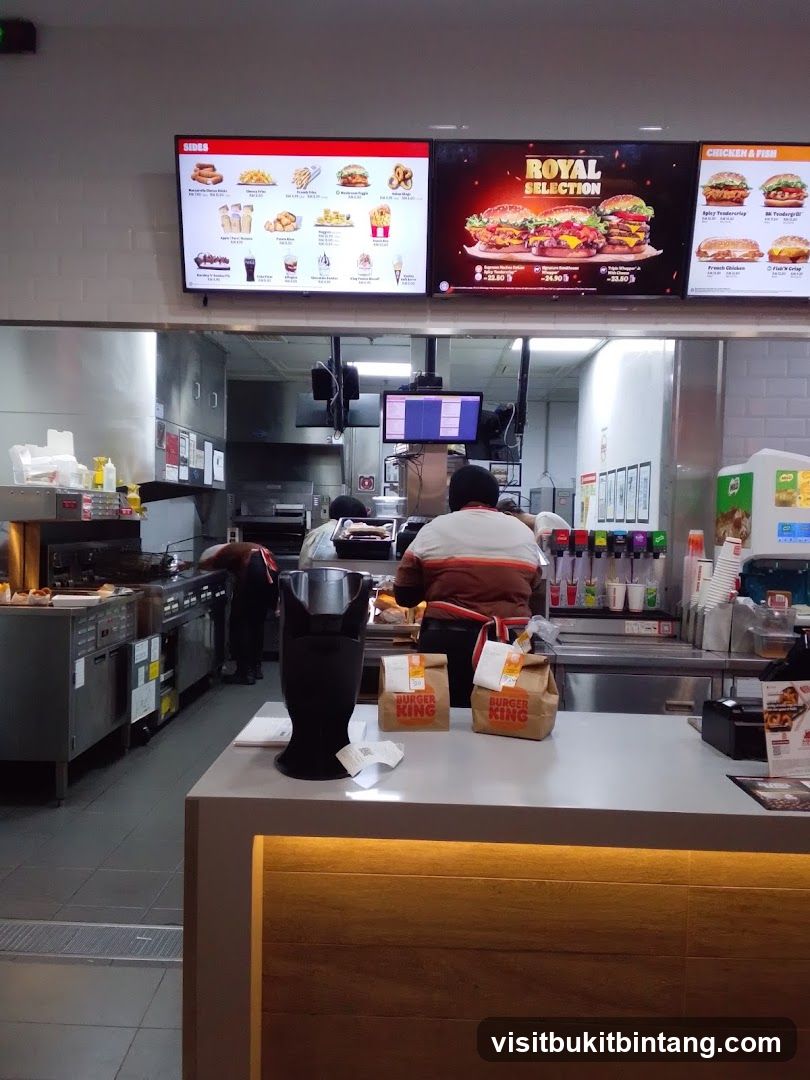 Burger King Counter