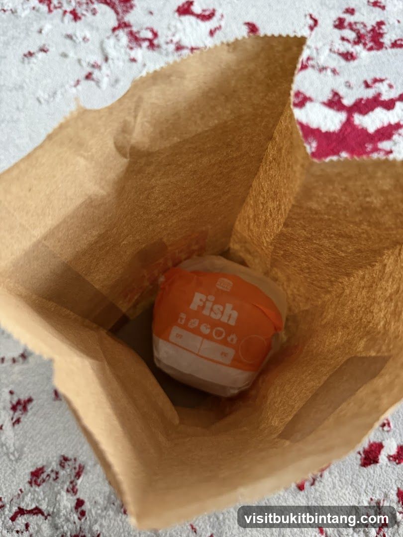 Burger King Fish Sandwich Packaging
