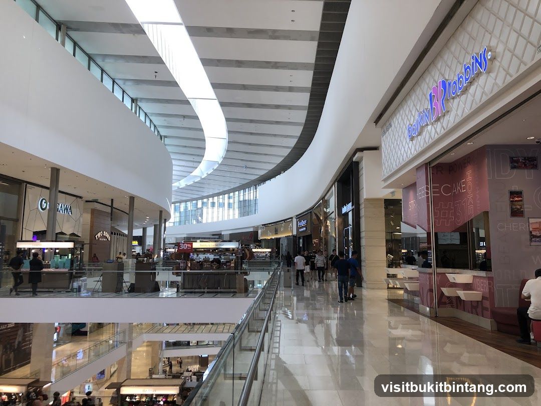 Mall Interior with Shops
