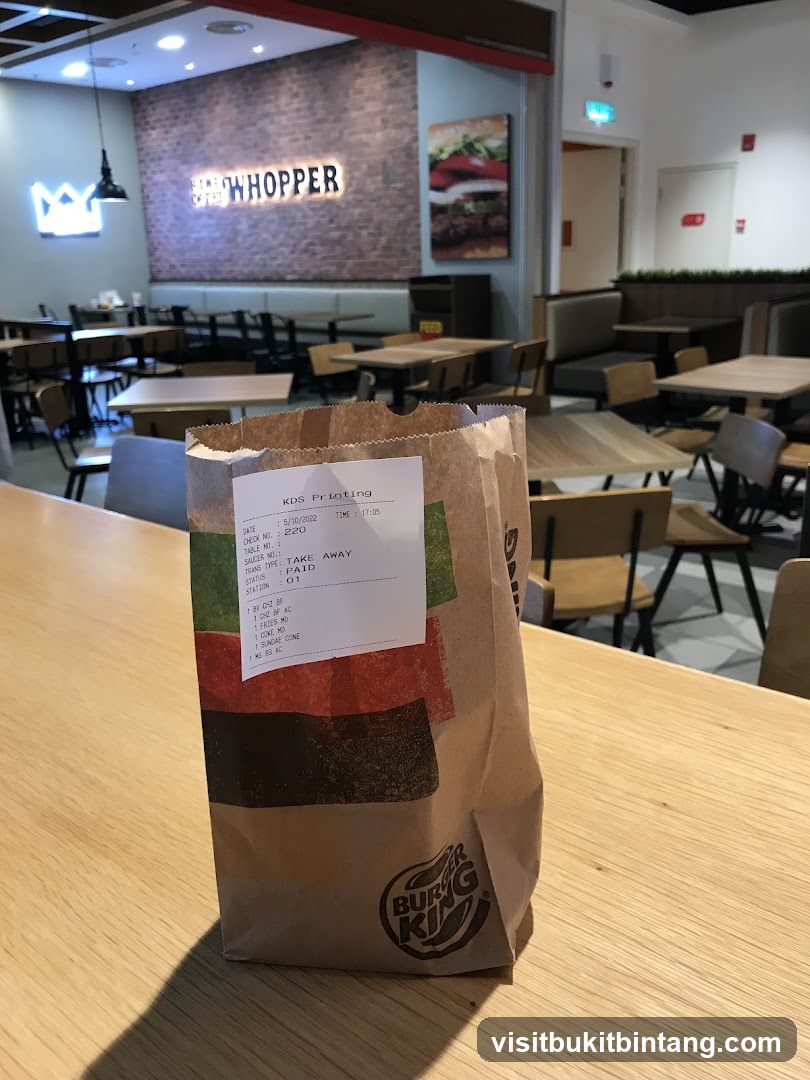 Burger King Takeaway Bag