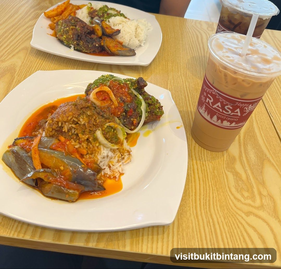 Food and Drinks on Table