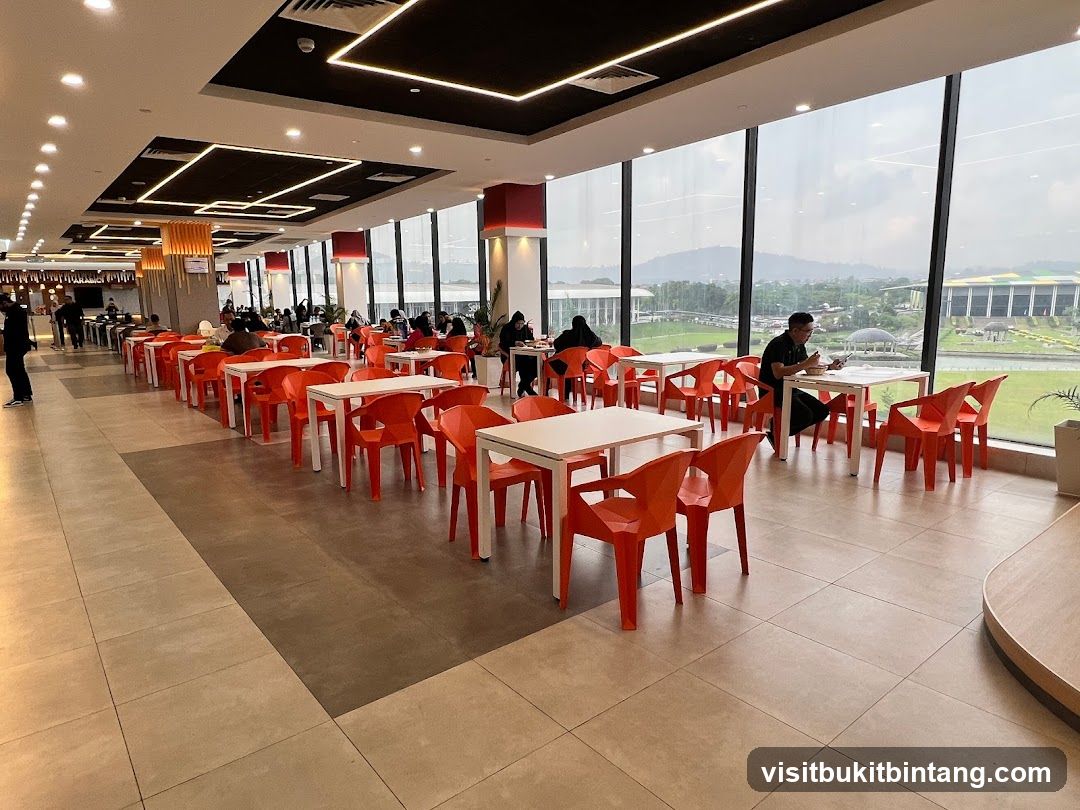 Modern Cafeteria with Scenic View