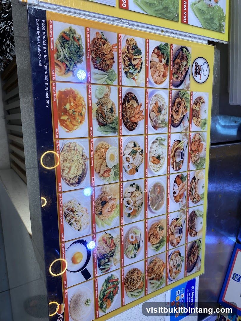 Thai Cuisine Menu