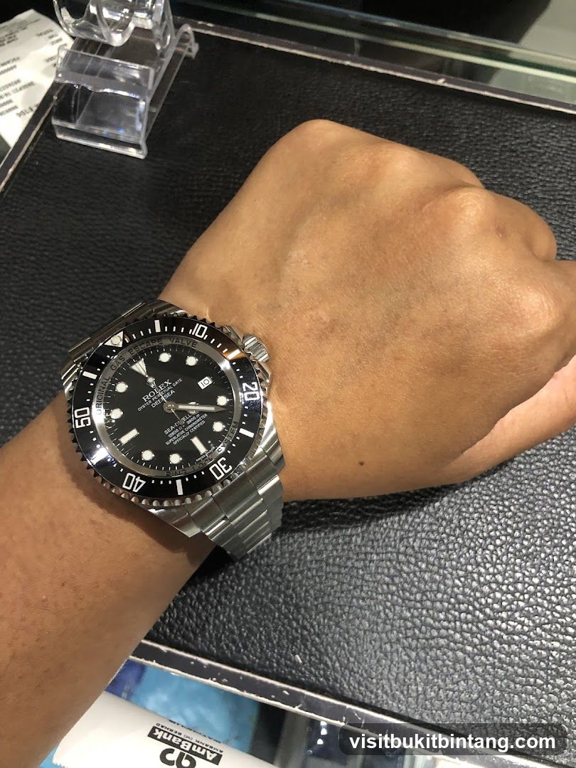 Rolex Submariner on wrist
