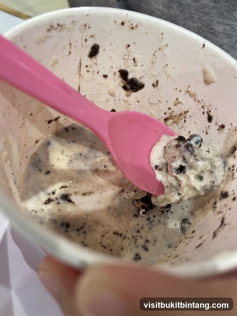 Ice Cream Cup with Spoon