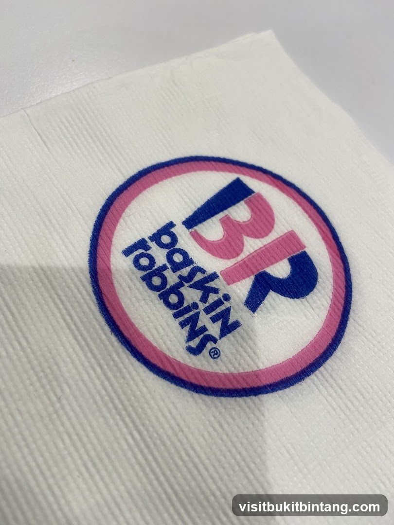 Baskin Robbins Napkin