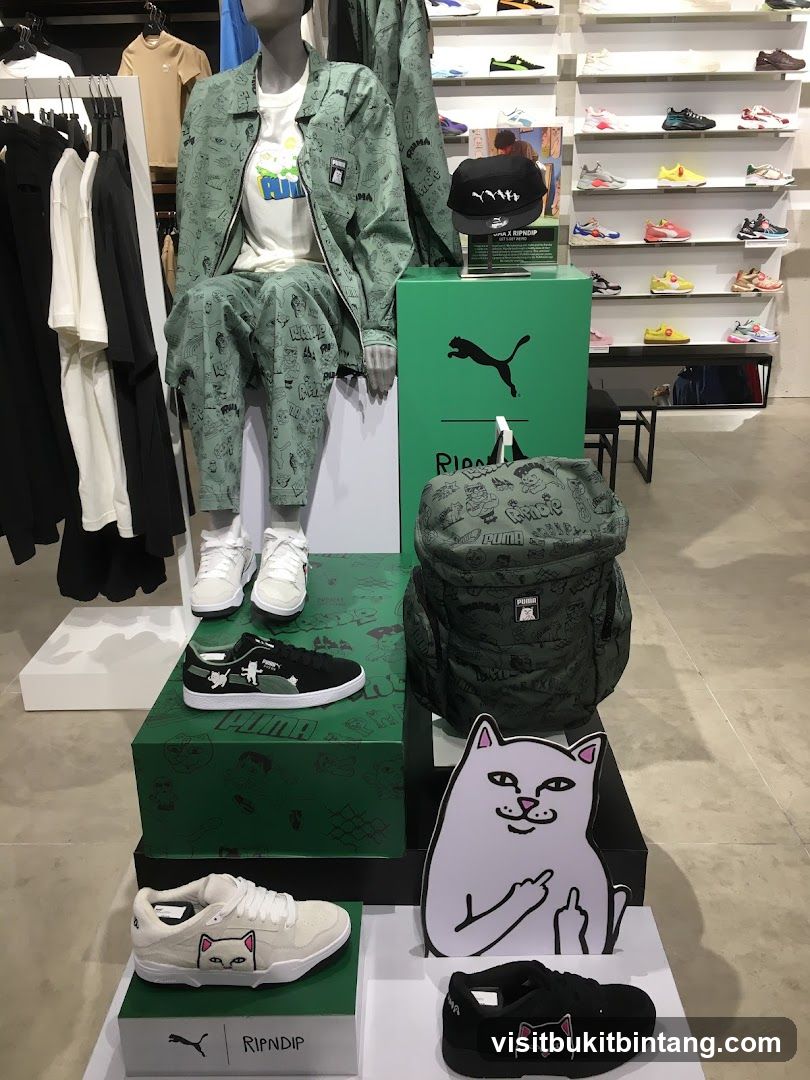 Puma x RIPNDIP Collection Display
