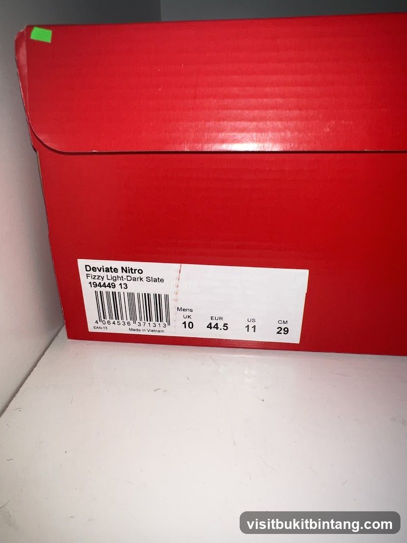 Shoe Box Label