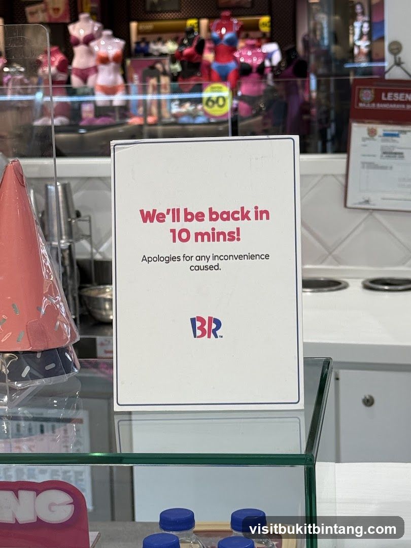 Temporary Closure Sign
