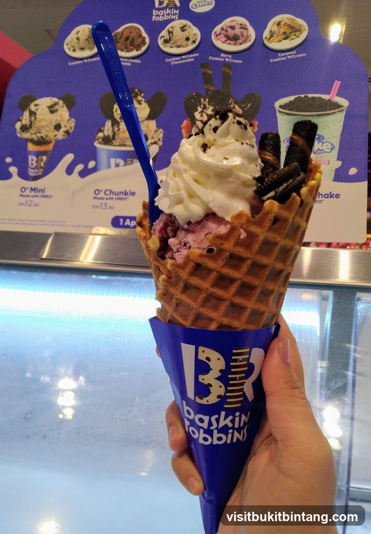 Ice Cream Cone with Toppings