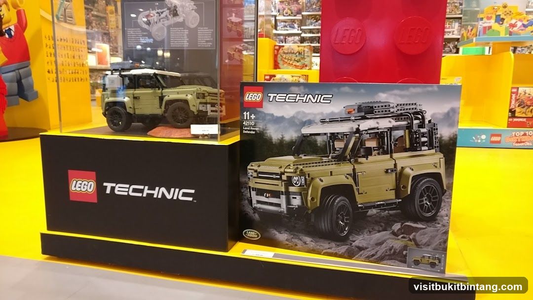 Lego Technic Land Rover Defender Display