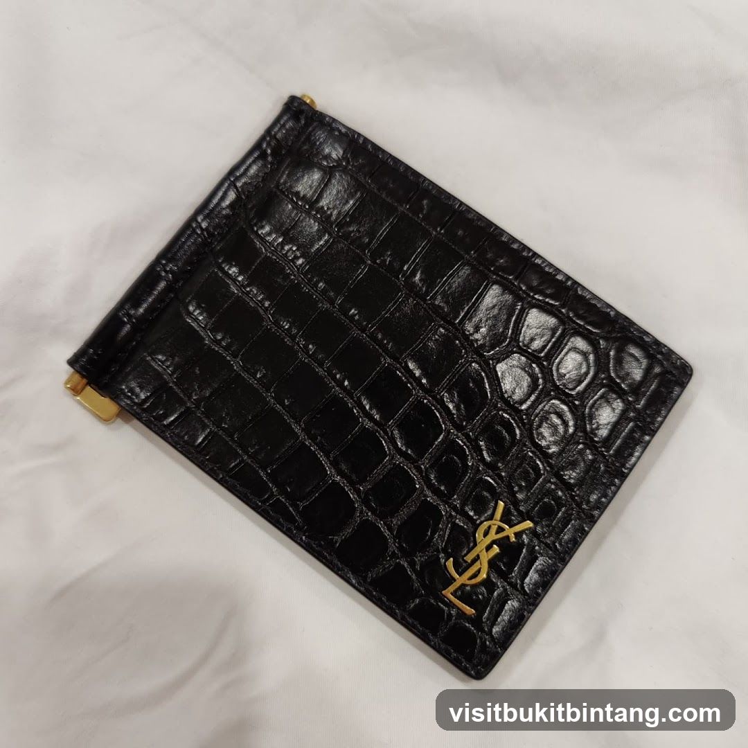 YSL Crocodile Wallet