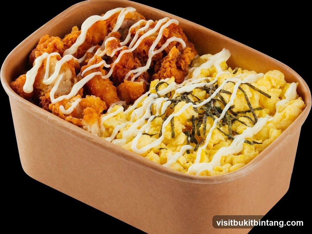Fried Chicken and Scrambled Egg Bowl
