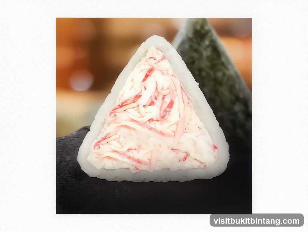 Triangular Sushi with Crab Salad