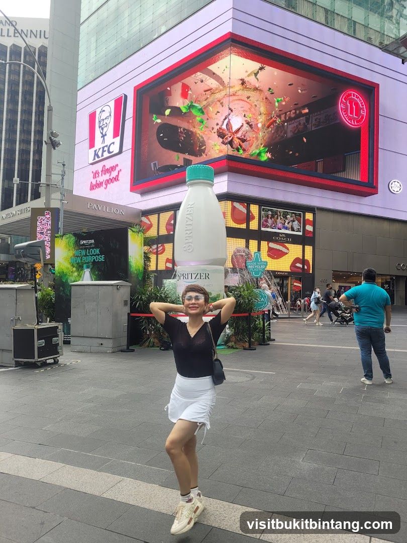 Street Scene with KFC and Sprite Ad