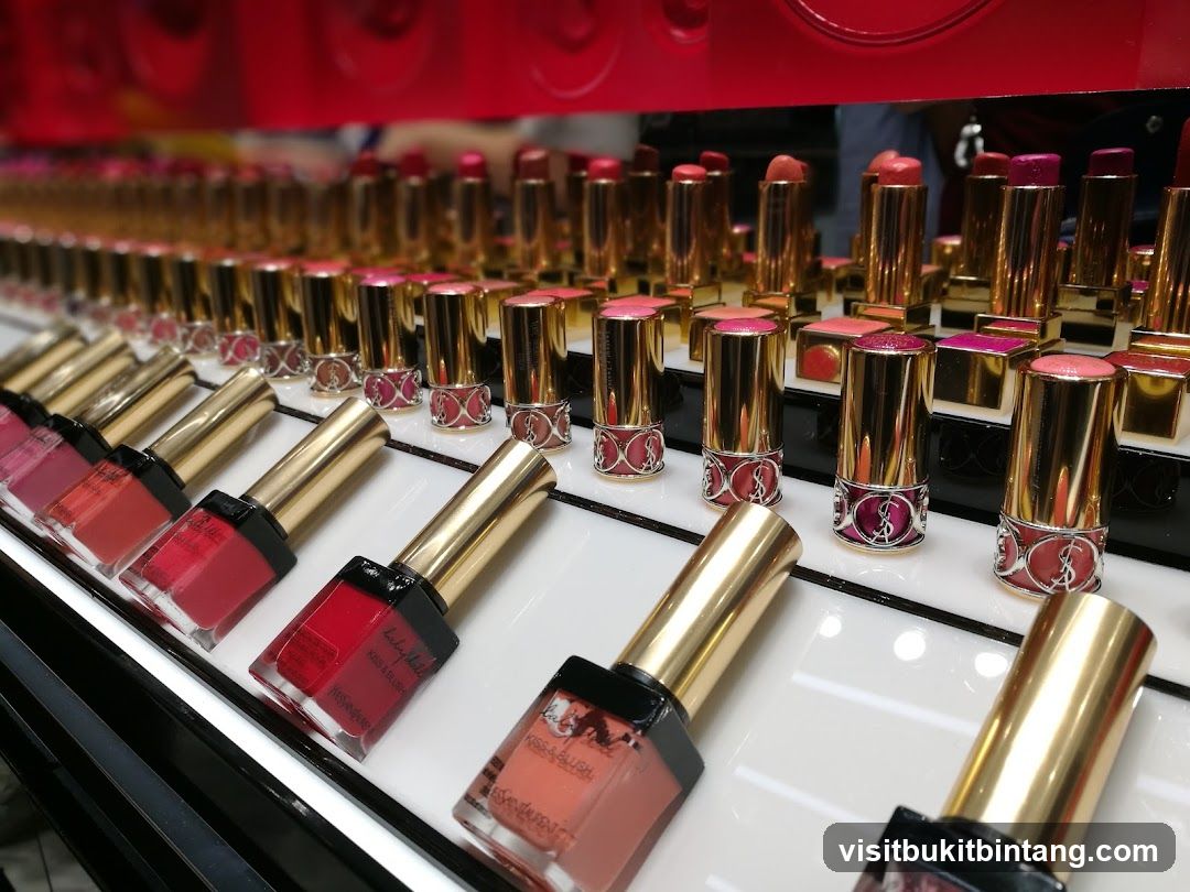 YSL Lipstick Display