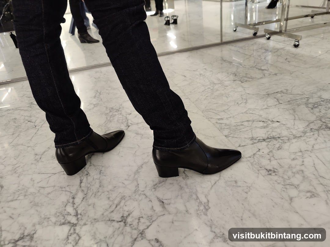 Black Heeled Boots in Store