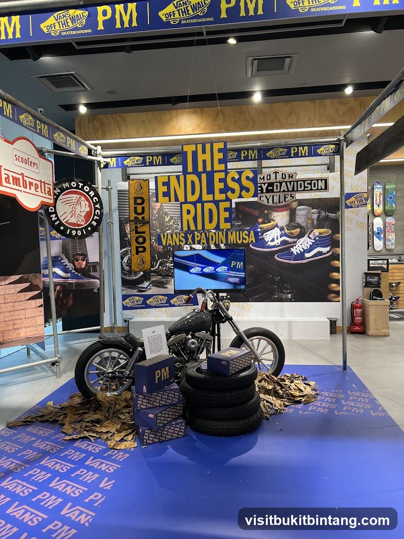 Vans x Pa Din Musa Motorcycle Display