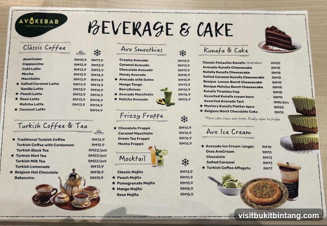 BEVERAGE & CAKE