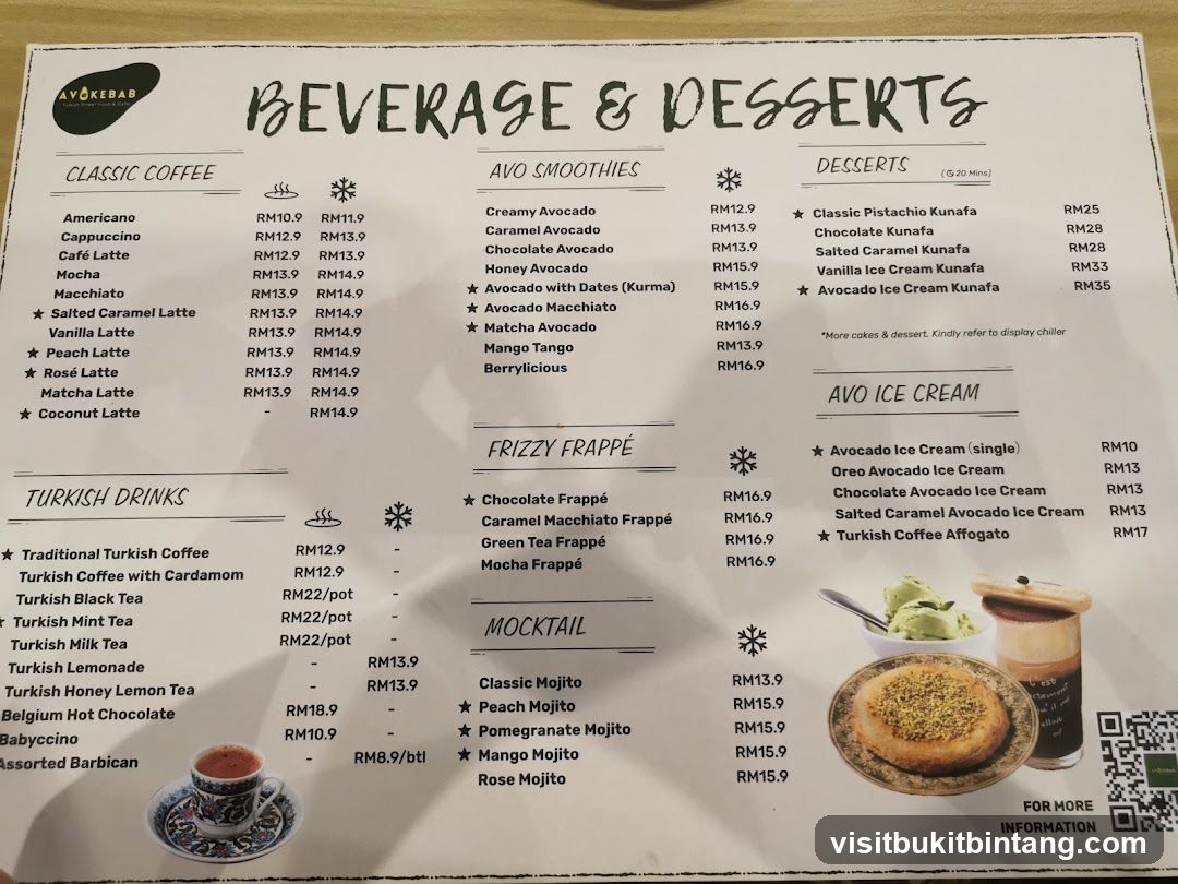 AVOKEBAB BEVERAGE & DESSERTS