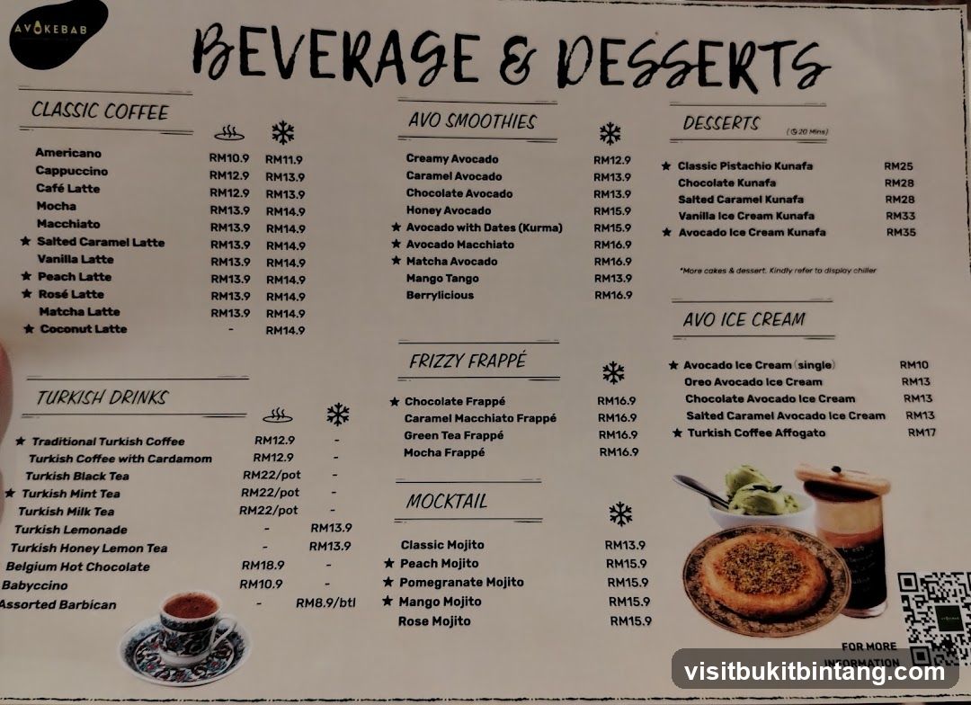 BEVERAGE & DESSERTS