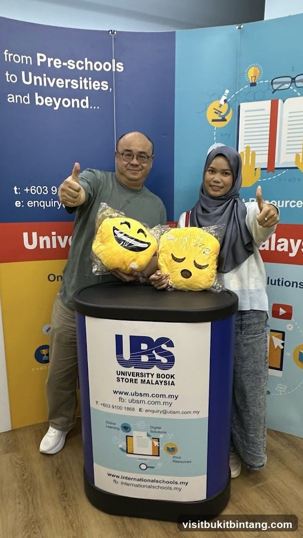 University Book Store Malaysia Promotional Display