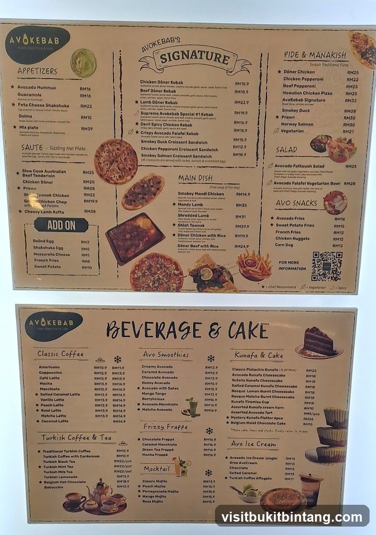 AVOKEBAB MENU
