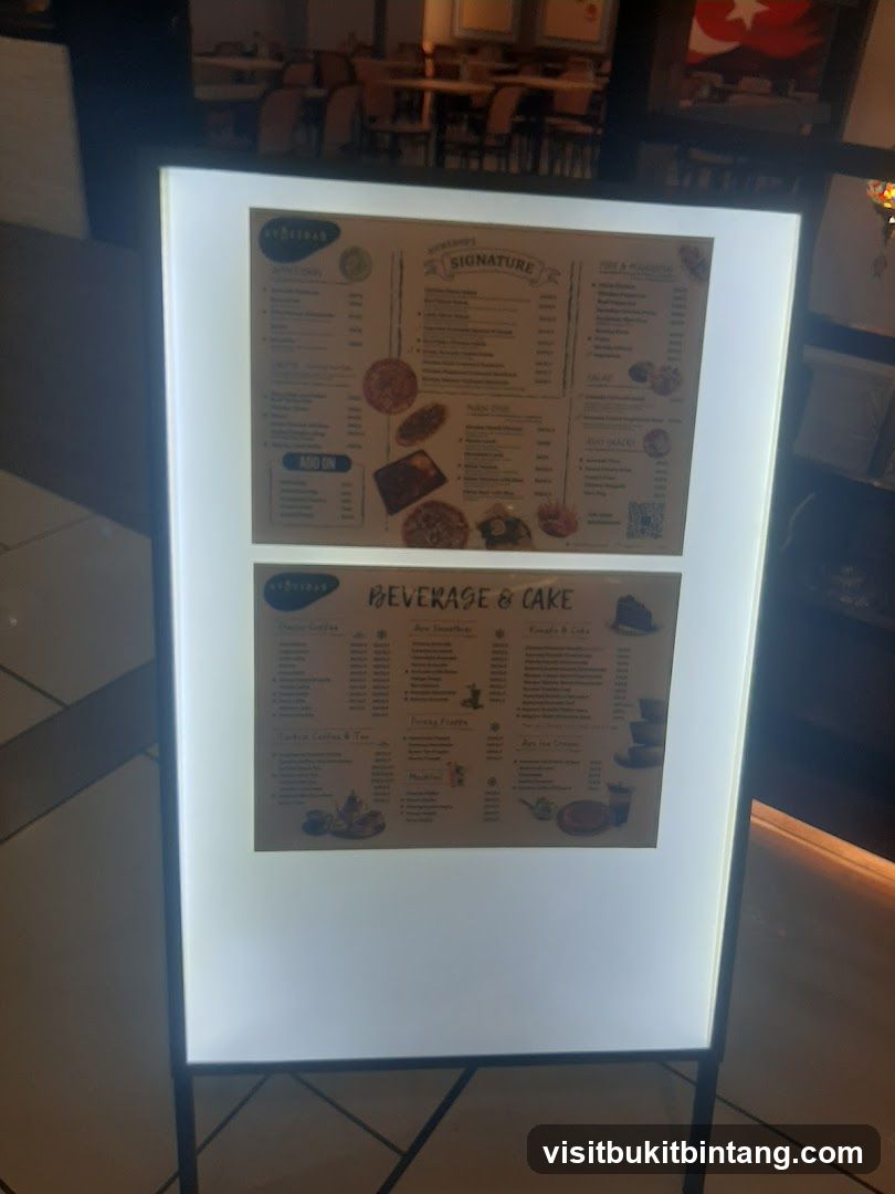 Signature Menu