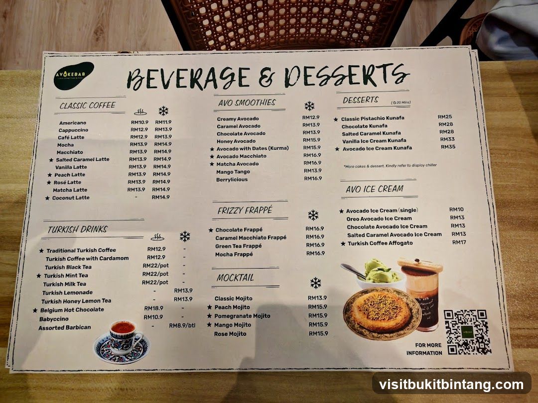 BEVERAGE & DESSERTS