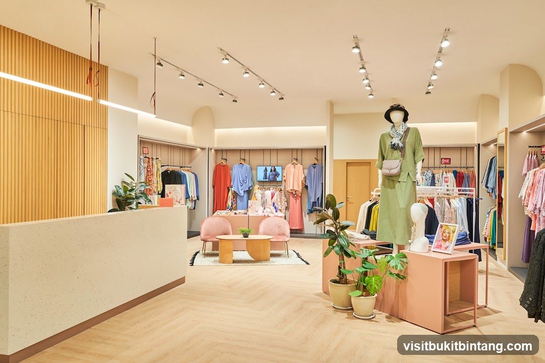 Clothing store interior